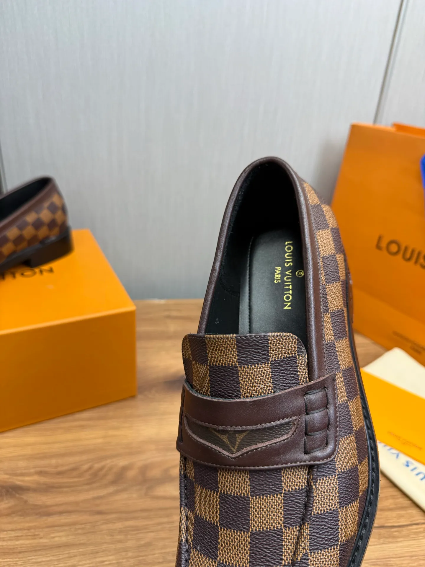 Factory 720💰 LV. Men's business casual leather shoes, all made of imported original brand leather, just to create a more comfortable wearing experience, original non-slip and wear-resistant outsole ✔️16-45 (38.45 non-refundable)